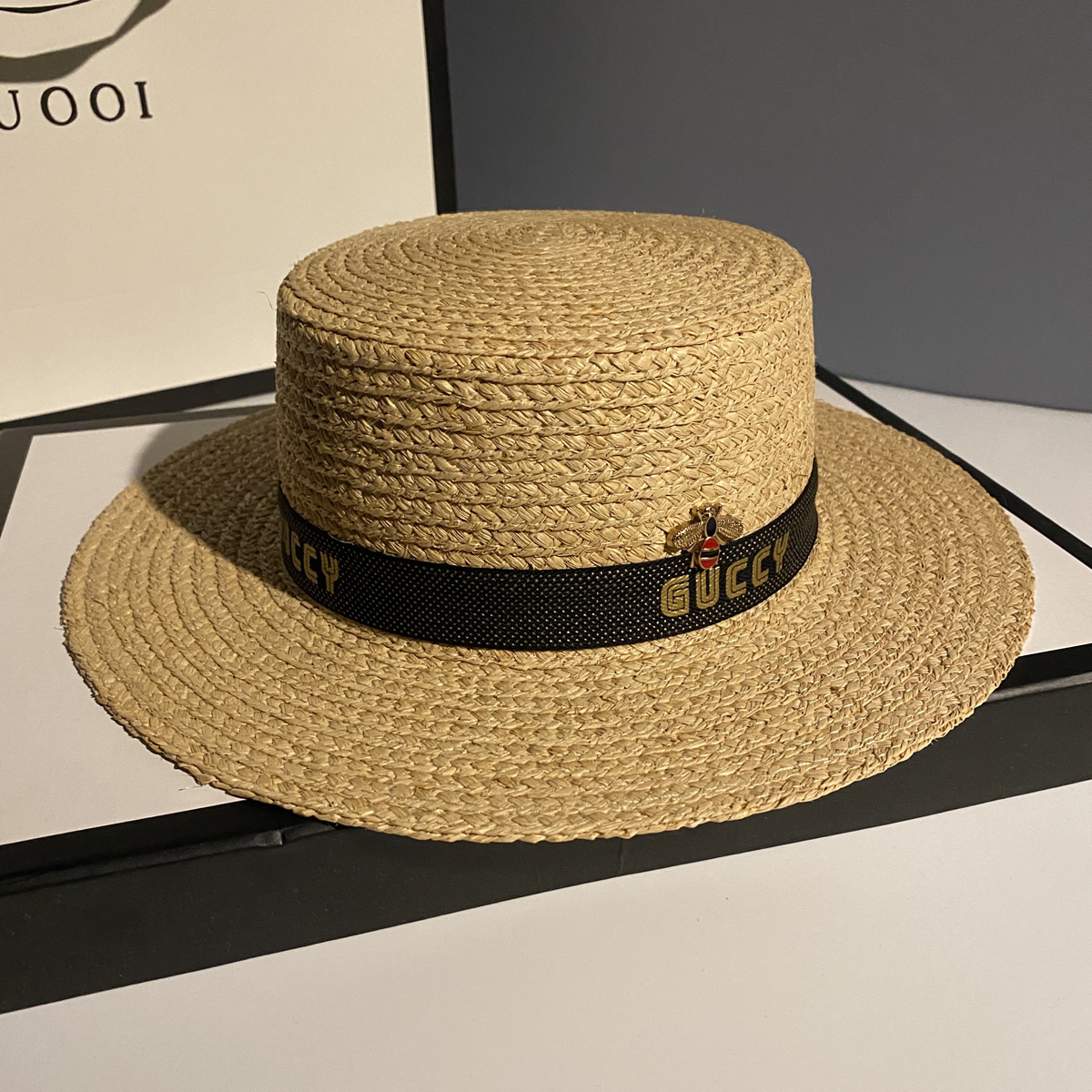 香港专柜正品定制迪丽热巴明星同款拉菲草帽女春夏季沙滩大帽檐遮阳帽