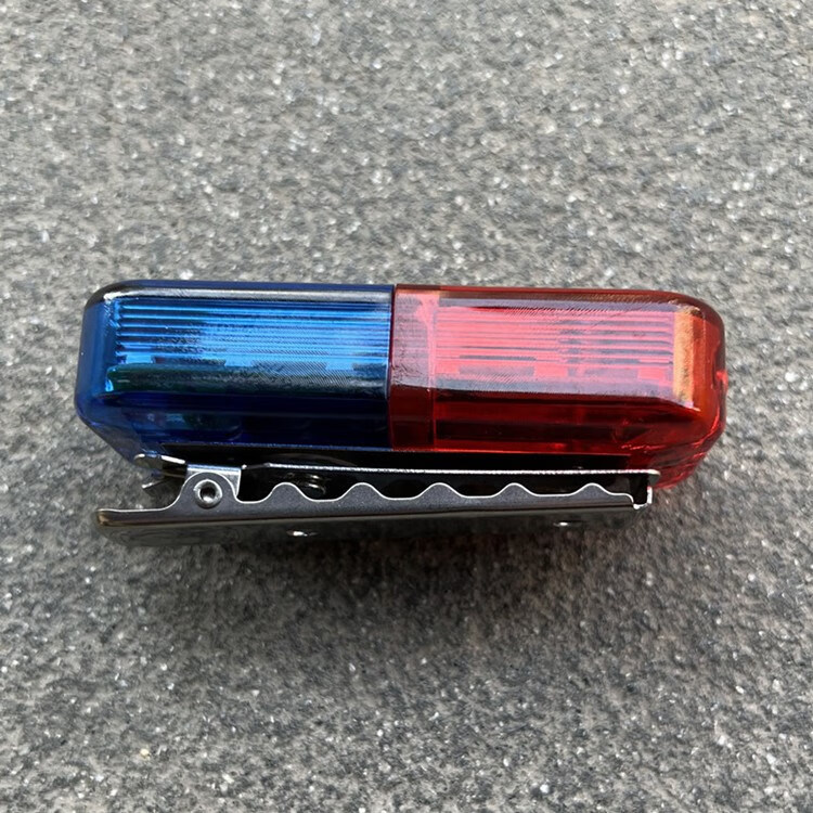 led感应肩灯肩臂灯环卫安全闪光灯救援红蓝警示灯肩膀警示爆闪灯 红蓝