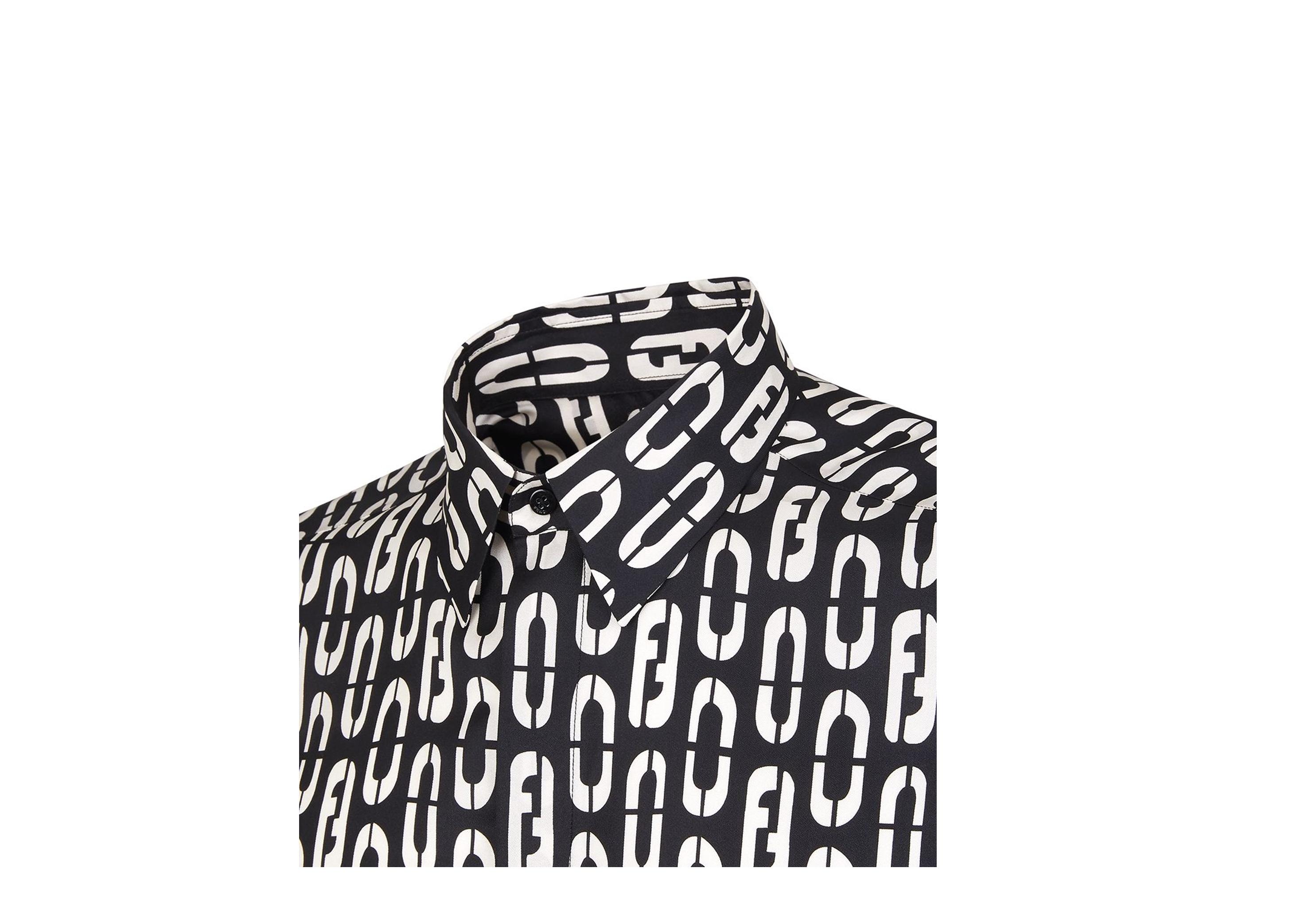 芬迪(fendi)21春夏男士ff logo印花衬衫 其他 42厘米【图片 价格 品牌