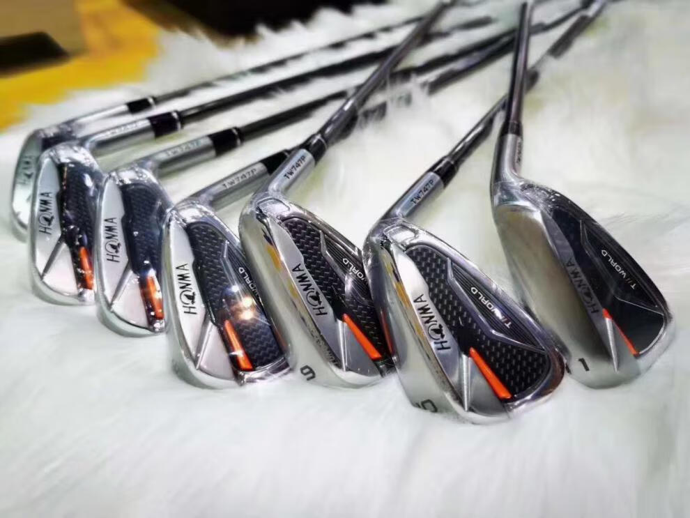 honma高尔夫球杆tw747p男士铁杆组钢杆身golf套红马本间日本正品碳素s