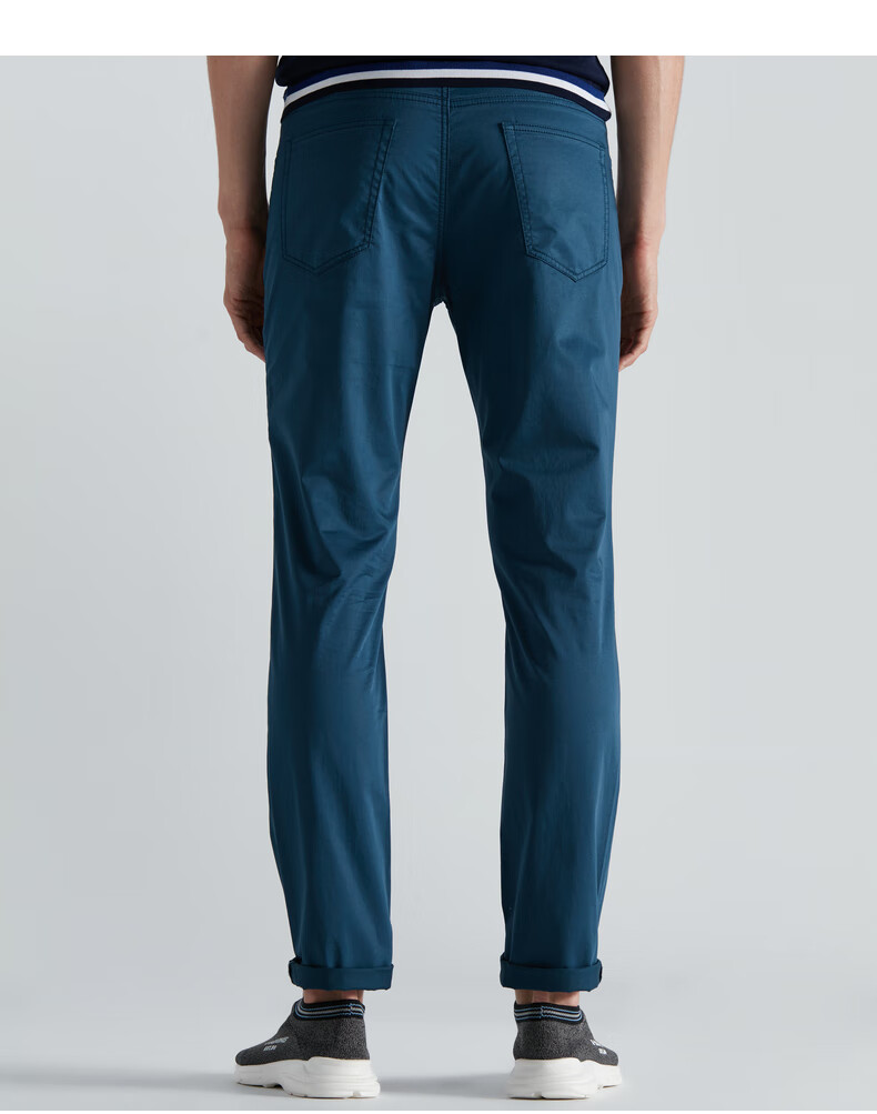 劲霸男装五袋裤男春夏商务休闲裤vqzd2311奥莱深兰29