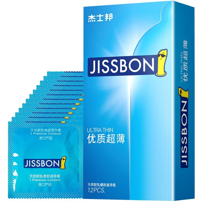 杰士邦 避孕套安全套 优质超薄12只装 2盒【图片 价格 品牌 报价】