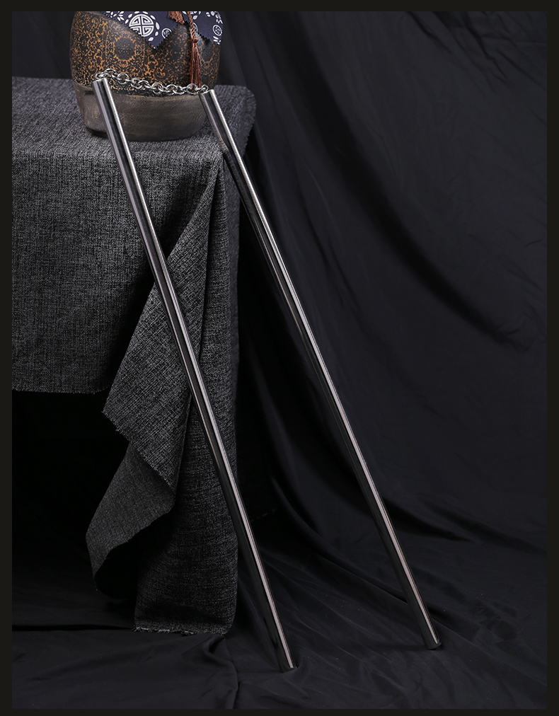 不锈钢心意盘龙棍 大连枷梢子两节棍武术软 b号:直径25 约2.