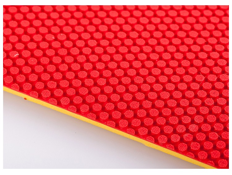 红双喜dhs龙影快攻型专业正胶套胶乒乓球拍胶皮651红色