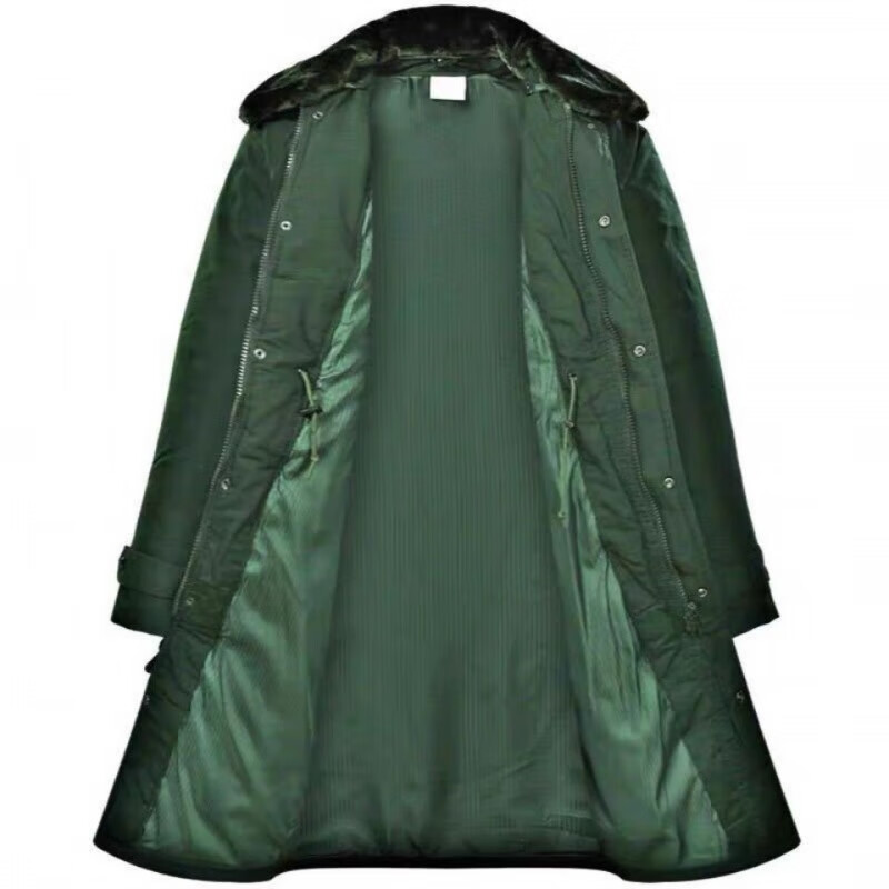 围馨(v&x-char) 际华冬季大衣棉服长款加厚男士寒区加厚保暖防寒 伍士