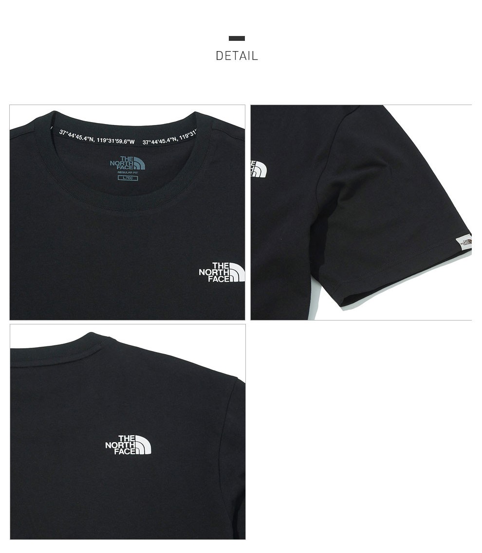 thenorthface北面短袖简约小标基础款时尚男女圆领t恤 melange grey