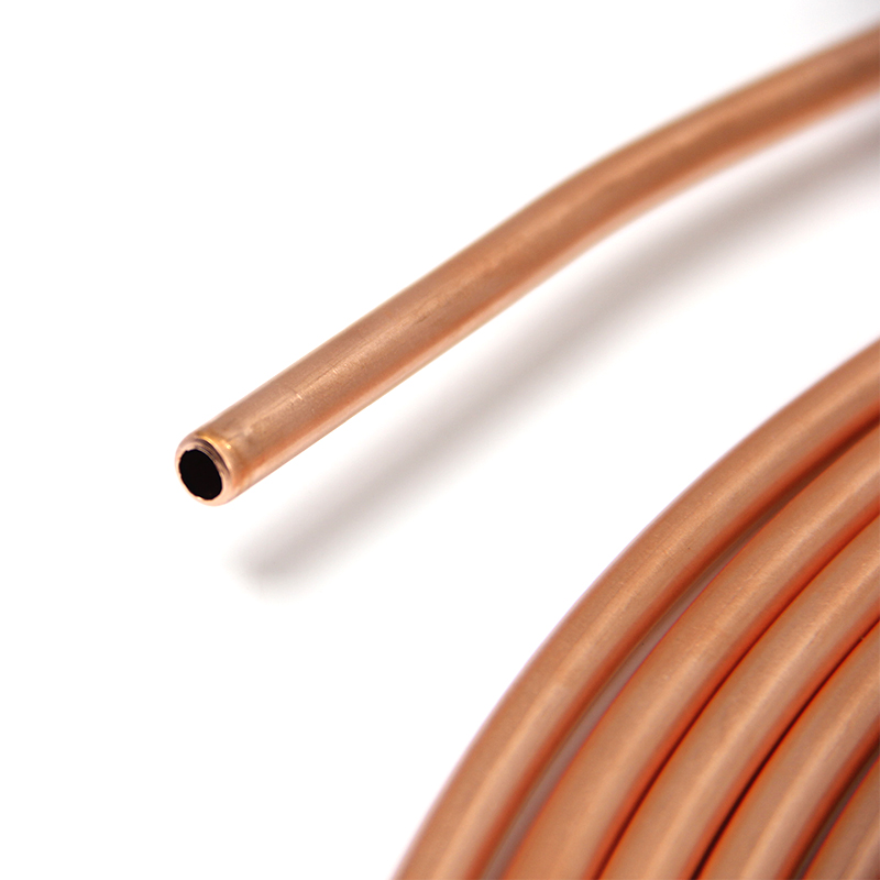 盘管6mm纯铜空心管冰箱空调410铜管配件t2管纯紫铜管15米6厘041