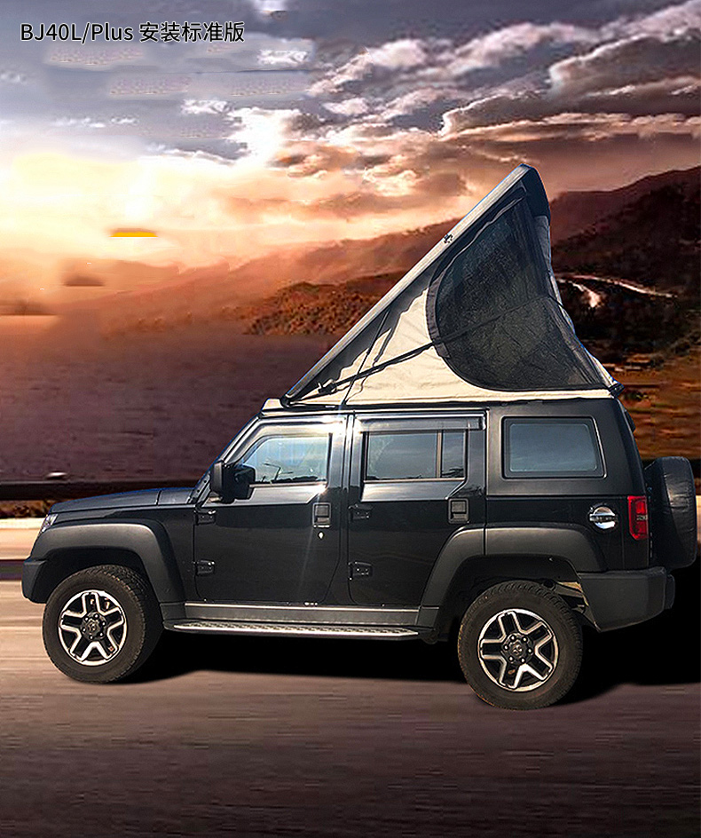 适用于jeep牧马人一体式车顶帐篷免车顶行李架横杆安装原车开模定制