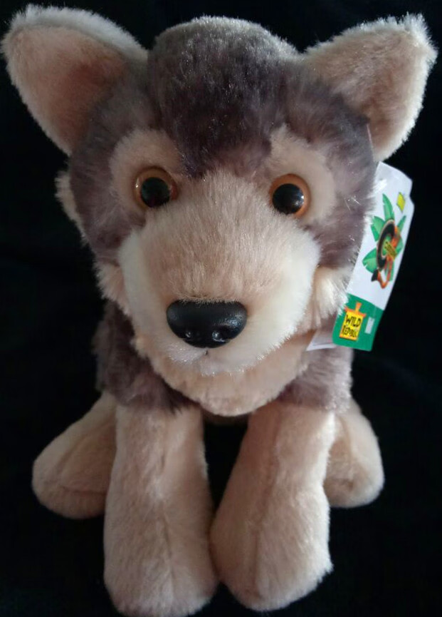 郊狼玩具进出口wildrepublic美洲郊狼玩偶摆设礼物毛绒玩具生日礼物