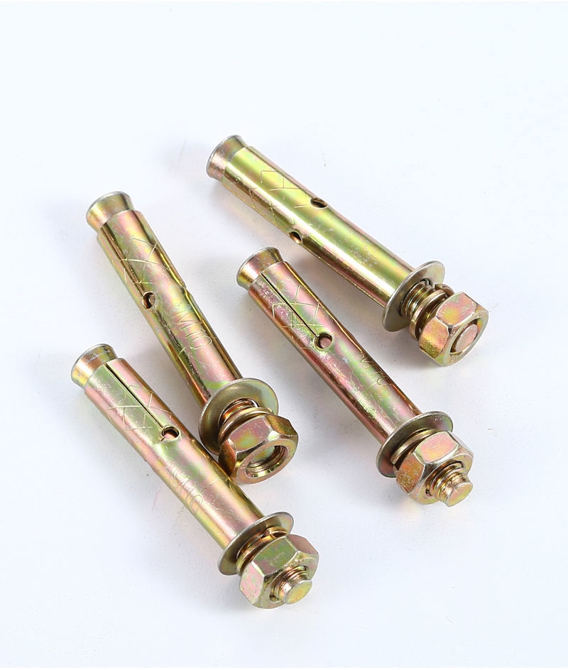 摹然尔 膨胀螺丝国标外膨胀螺栓膨胀螺丝镀锌铁爆炸镙丝拉爆螺栓m6m81