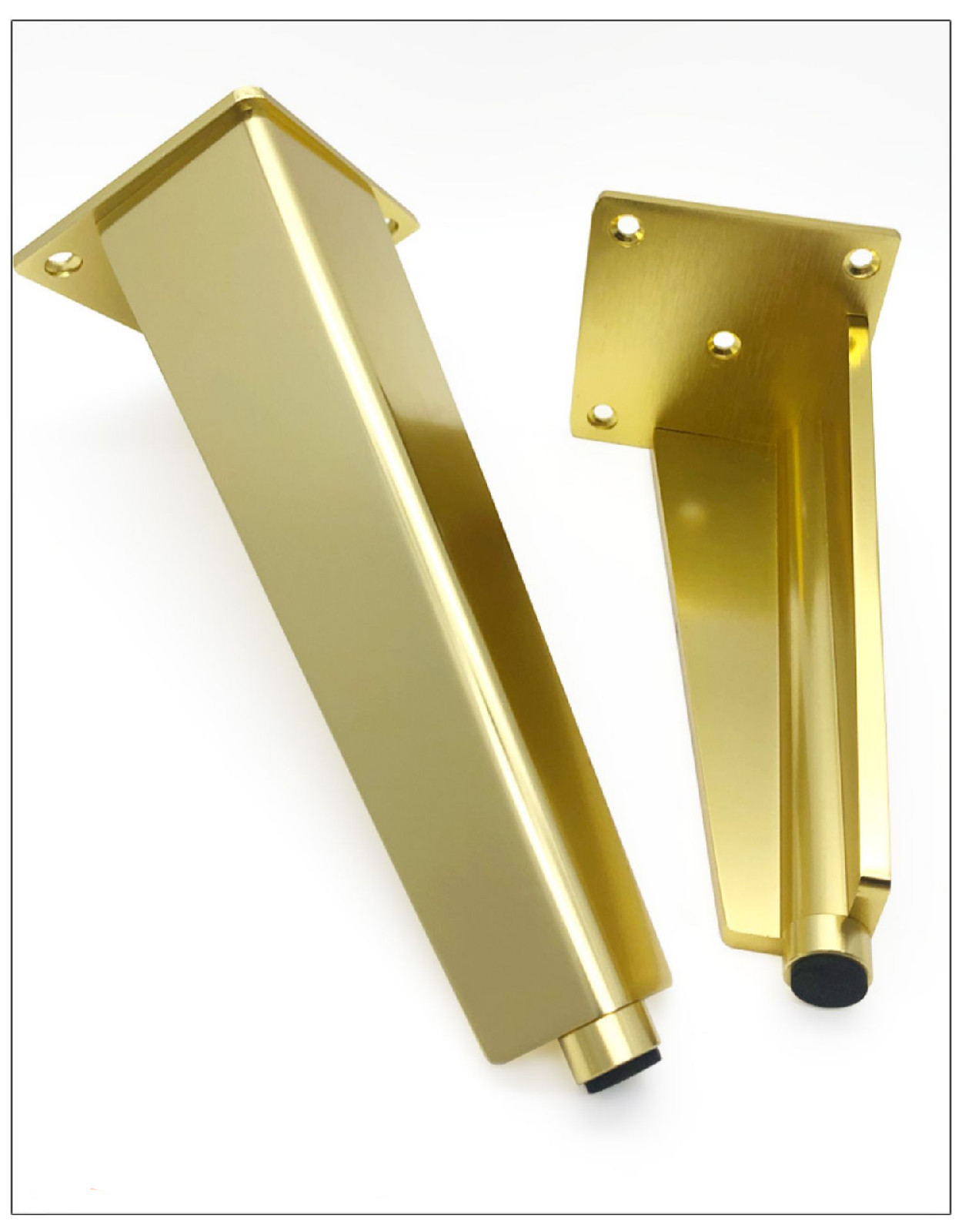 全铝卫浴柜脚支架家具脚可调节黑色橱柜腿电视柜五金脚铝合金属腿