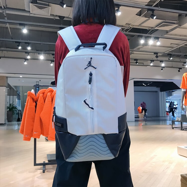 nike耐克jordan休闲aj11运动双肩背包学生书包男女ha4470-100 dv1872