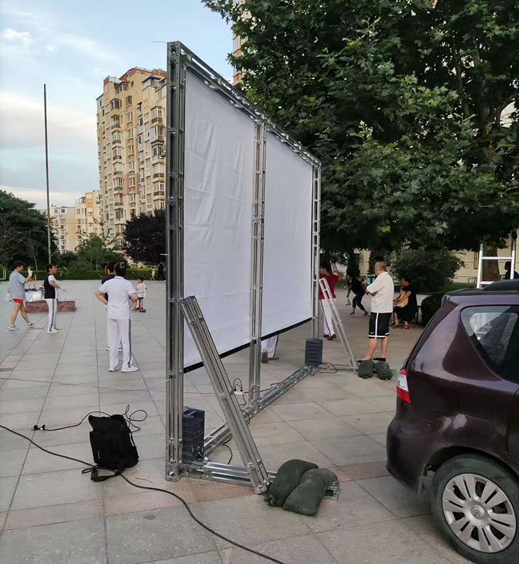 10x10cm小桁架热镀锌方管背景行架婚庆衍架户外活动广告牌灯光架 2米