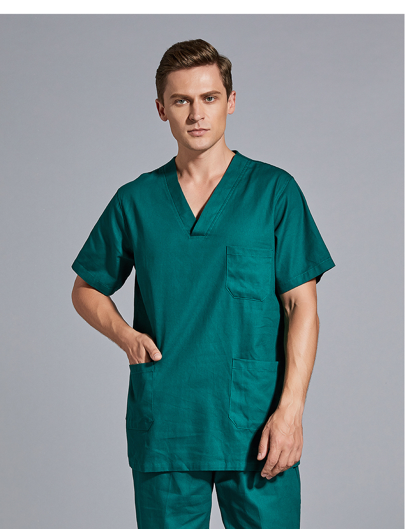 瀚会纯棉手术男女衣服刷手服长袖洗手衣医生洗手服隔离麻醉师工作服