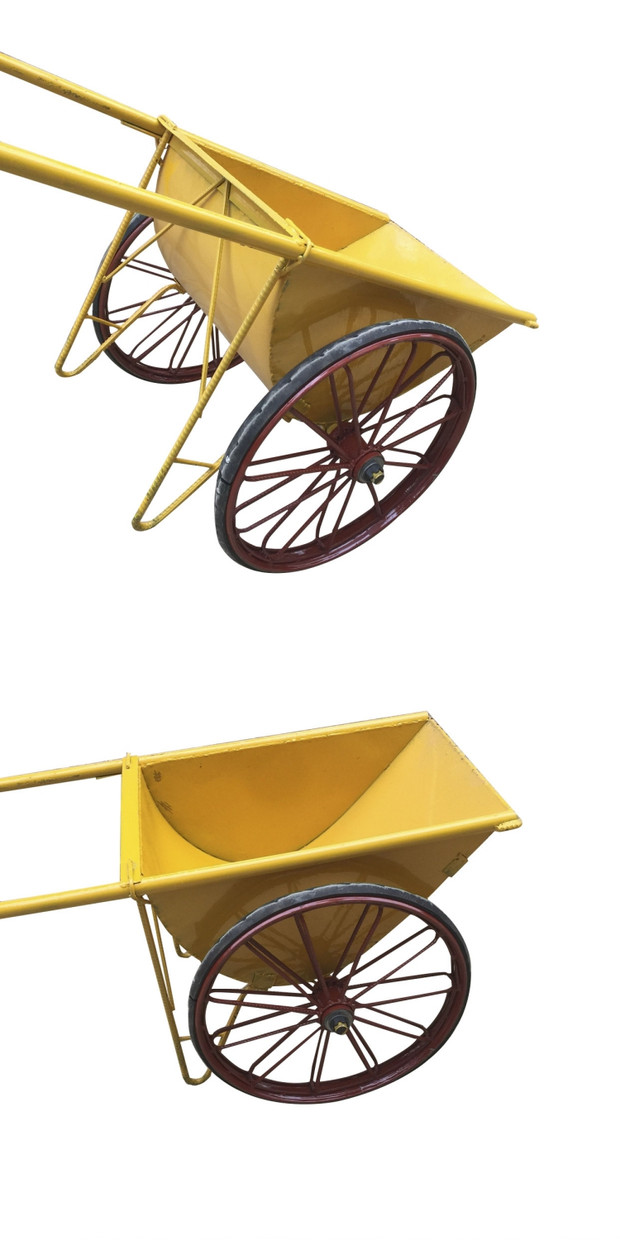 芊阙工程加厚劳动车手推车灰斗车工地人力建筑斗车家用垃圾车标准斗车