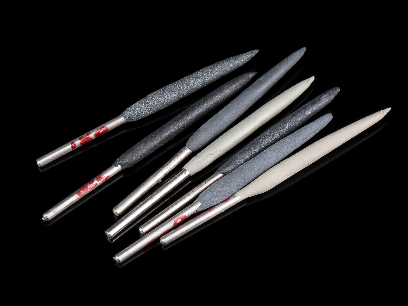 玉雕竹签砂条砂胶棒玉石翡翠抛光磨针砂胶磨头细缝打磨棒抛光工具 尖