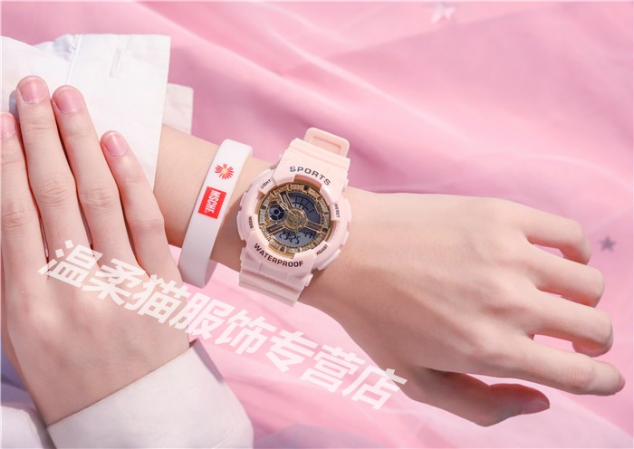 乔丹中国专卖小清新初高中女生手表我的时代你艾情李一桐同款手表ins