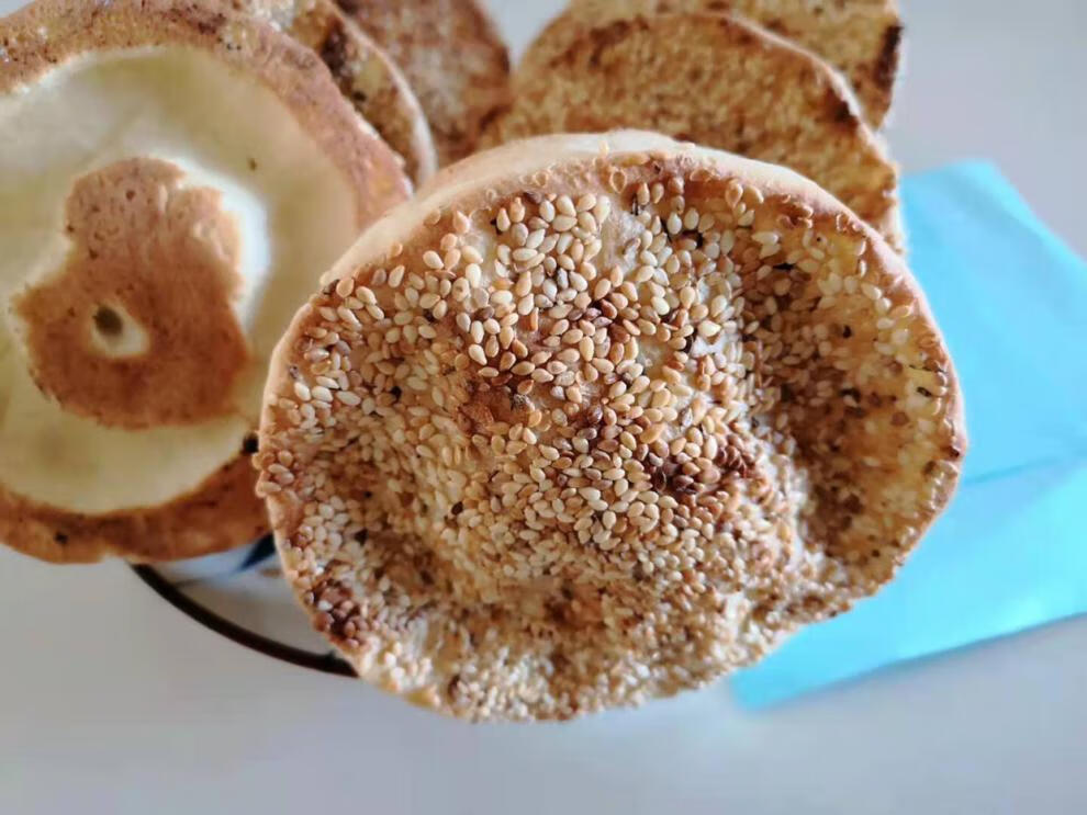 东北特产辽宁朝阳凌源清真现做传统老式大个吊炉烧饼缸炉10个