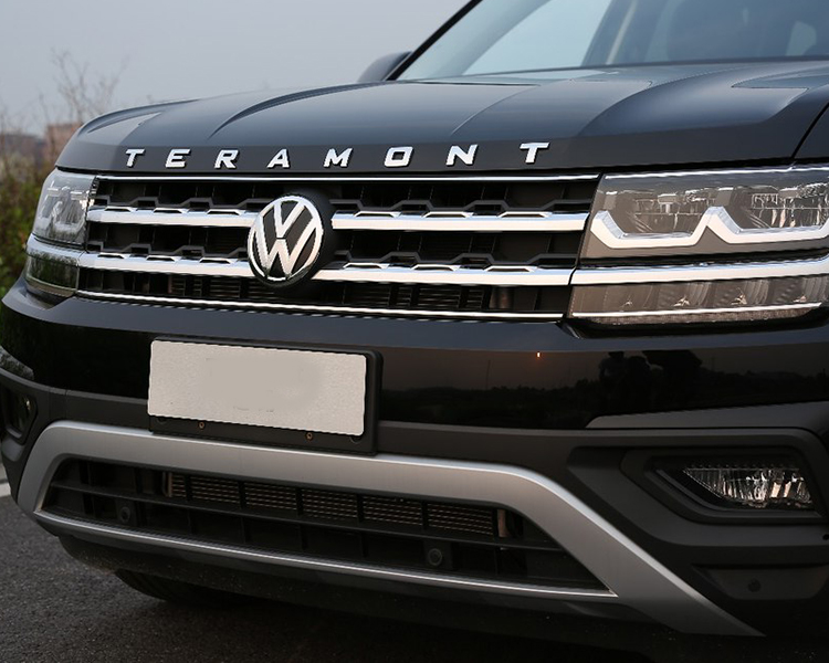 2021 20 19 18 17款大众途昂字母标车头装饰改装专用配件途昂x车机头
