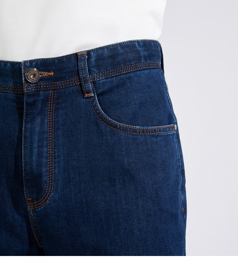 【劲霸男装fqrc1532】劲霸男装 k-boxing 牛仔裤男2022年春夏商务休闲