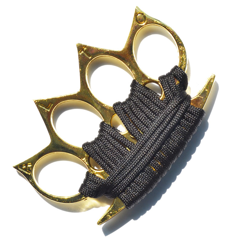 玻纤指虎四指防身便携手扣虎指拳扣自卫用品装备手撑子 纤玻铝黑色