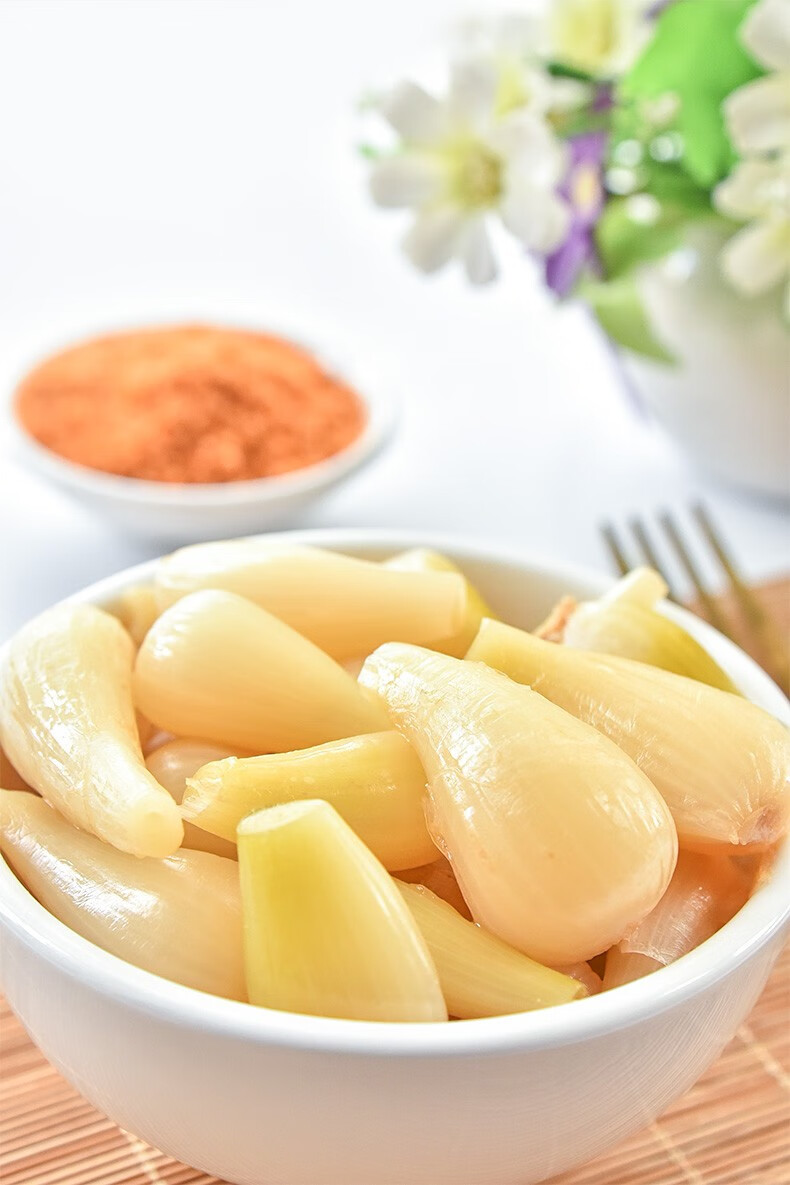 6斤)广西酸辣水晶荞头酸野腌制茭头即食泡教头乔荞子广西酸嘢泡藠头