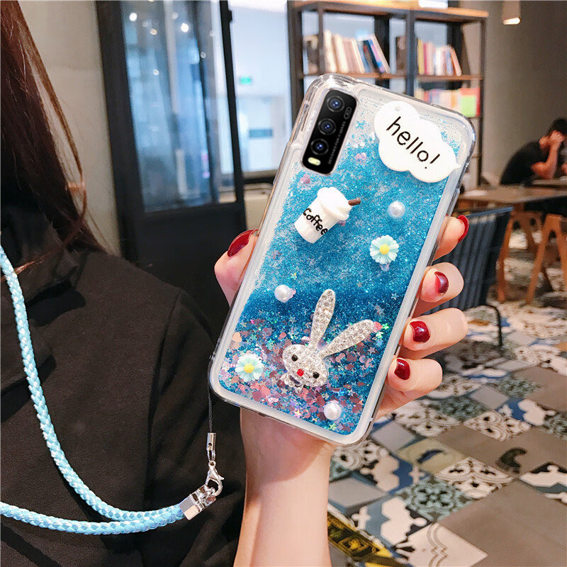 恬约vivoy51s手机壳y70s流沙vivo保护硅胶套y51s全包5g防摔v2002a软壳