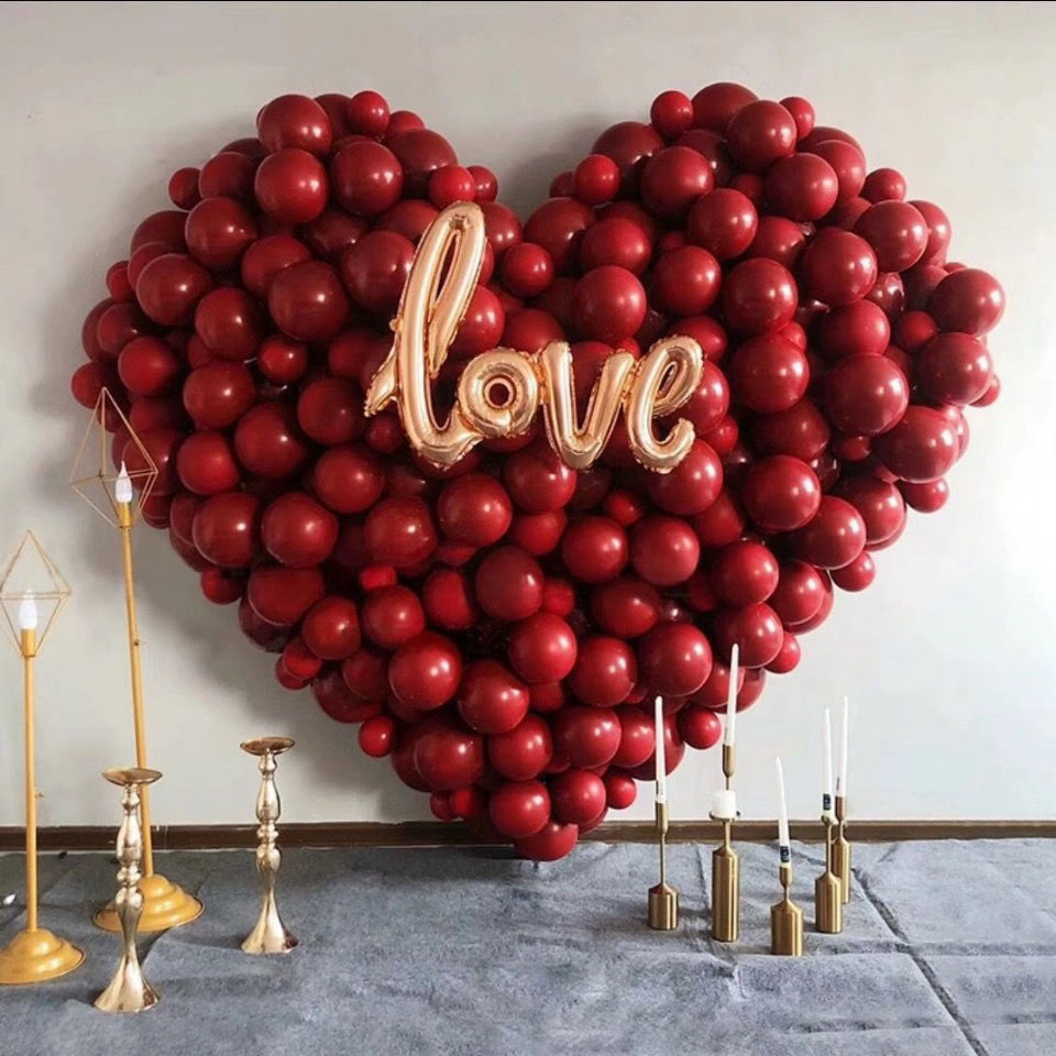 小米mi米家生态同款尾巴气球婚庆针尾气球爱心编制造型生日布置马卡龙