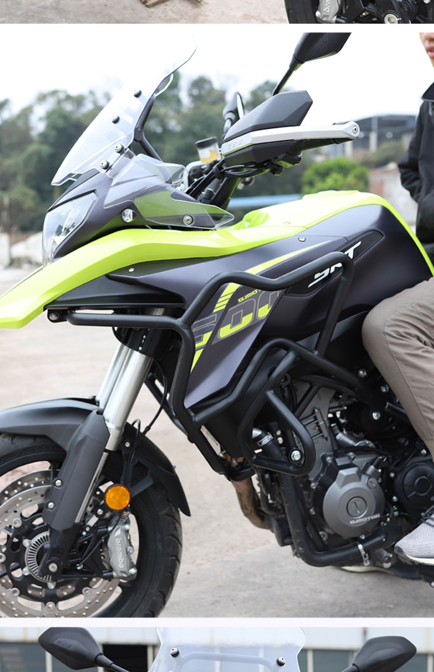 适用于qjmotor钱江骁500护杠防摔杠骁500保险杠前上竞技杠改装件新款