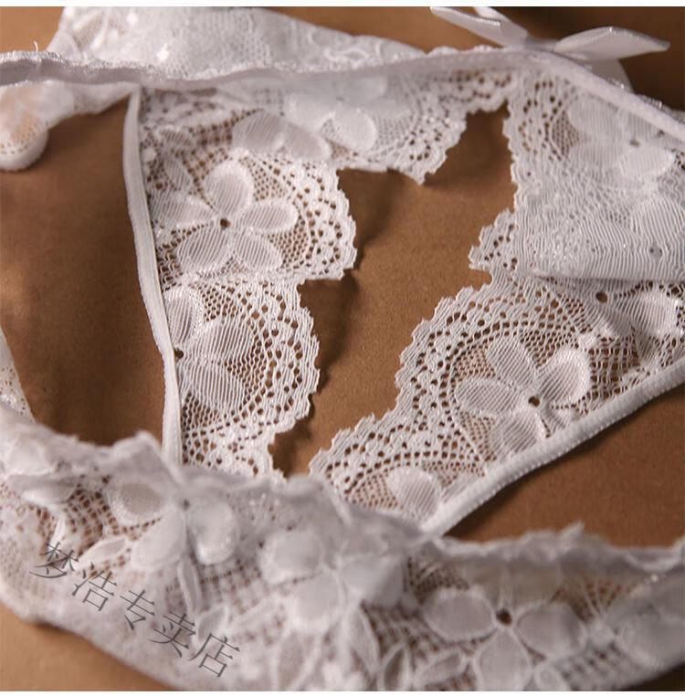 ck(秋尚新)可入插式插式女人维多性感少妇内裤私处保密发货开档蕾丝
