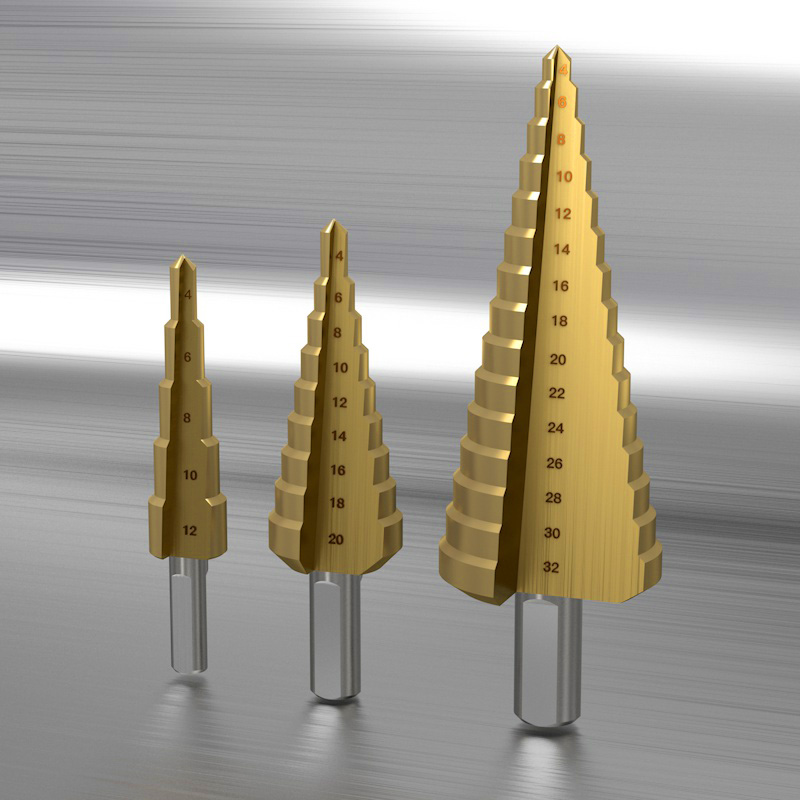 克里斯汀cristin金属开孔器宝塔钻头扩孔器超硬多功能不锈钢锥形塔型