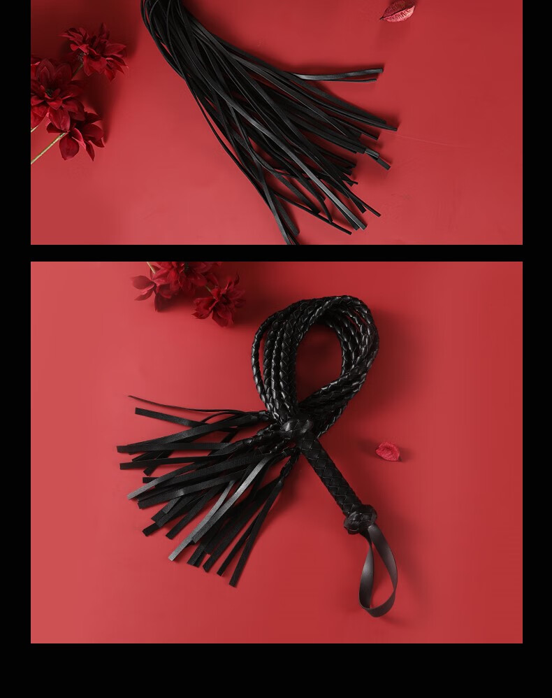 彩寇sm鞭子小皮鞭sp工具女生打屁屁男奴直播道具 八股长鞭(震慑吊抽)