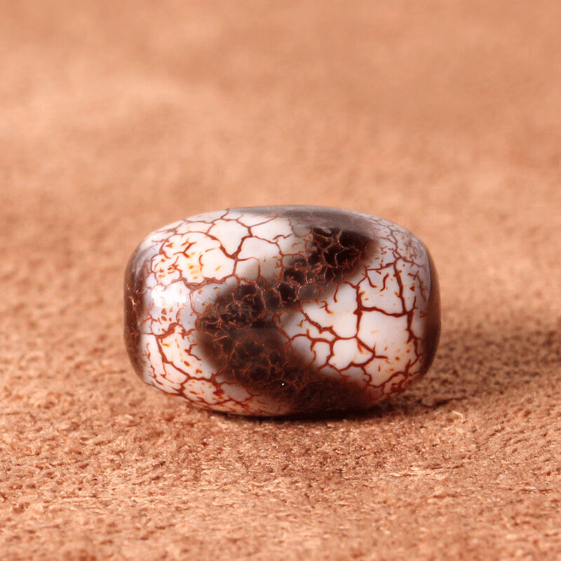 宾昔西藏三眼虎牙火供天珠虎牙宝瓶圆珠财神配珠达洛橘料项链吊坠手串