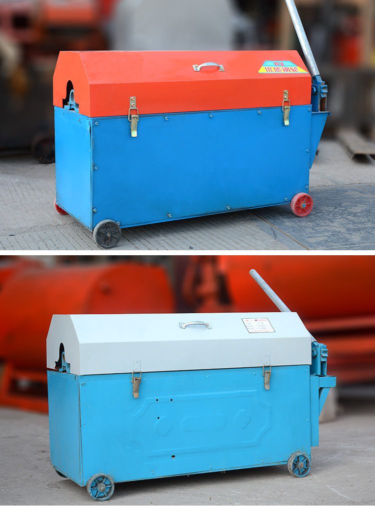 220v小型钢筋调直机 自动钢筋拉直校直手动切断机 8轮调直机整机(380v