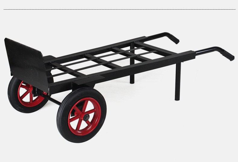 神锤老虎车两轮手推车货大载重搬运车拖车可拆卸支撑腿平板拉货车可