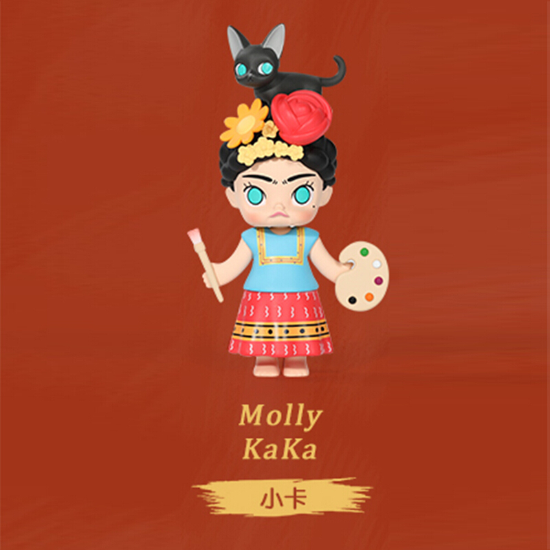 520情人节礼物盲盒一套全套茉莉艺术大亨系列网红小猫咪玩偶小达棕色