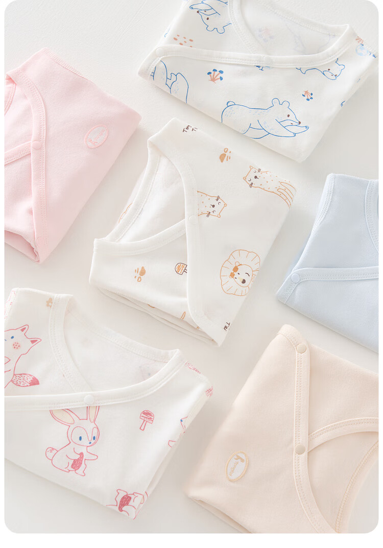 TONGTAI Baby Romper, Newborn Clothes, Onesie, Spring And Autumn Pure Cotton, Long-Sleeve Bodysuit for Infants, 2-Piece Set, Pink, 66cm 13