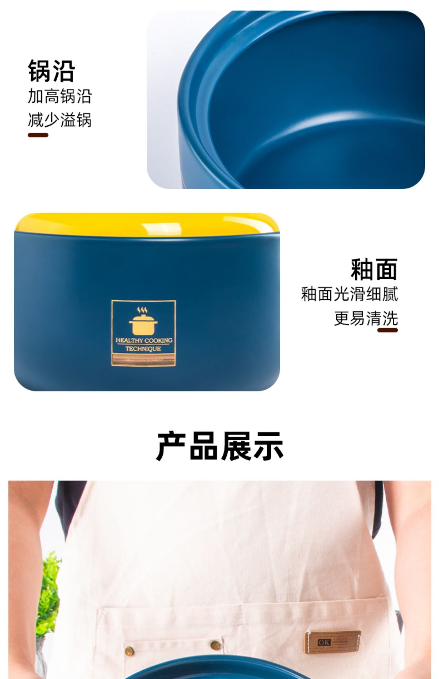思艾格 康舒美厨大容量砂锅炖锅家用燃气耐高温石锅陶土煲汤锅砂煲