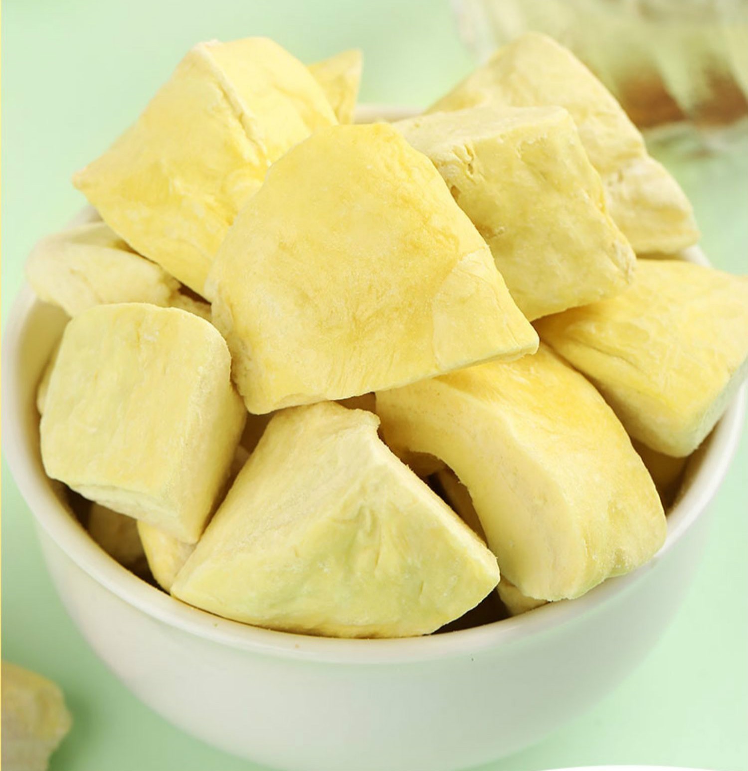 冻干榴莲干泰国金枕头水果干休闲零食猫山王酥脆袋装冻干榴莲脆50gx5