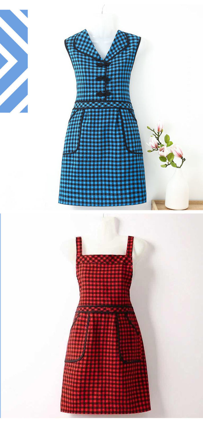 新品 围裙女纯棉厨房网红用品家用做饭新款无袖罩衣薄款干活上班工作