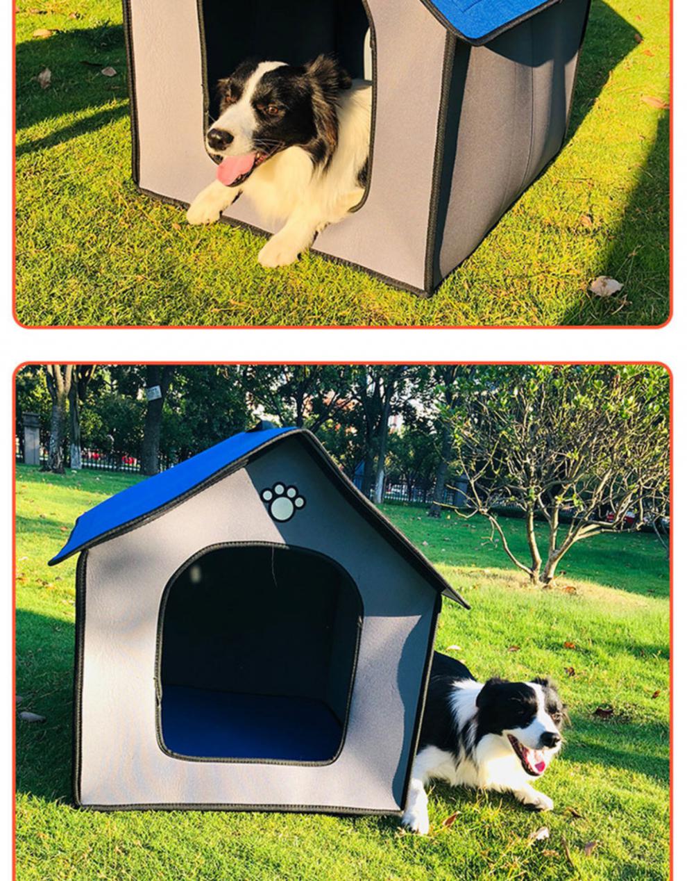 狗窝户外防雨防寒冬季狗屋室外流浪猫窝防水猫屋保暖四季通用房子