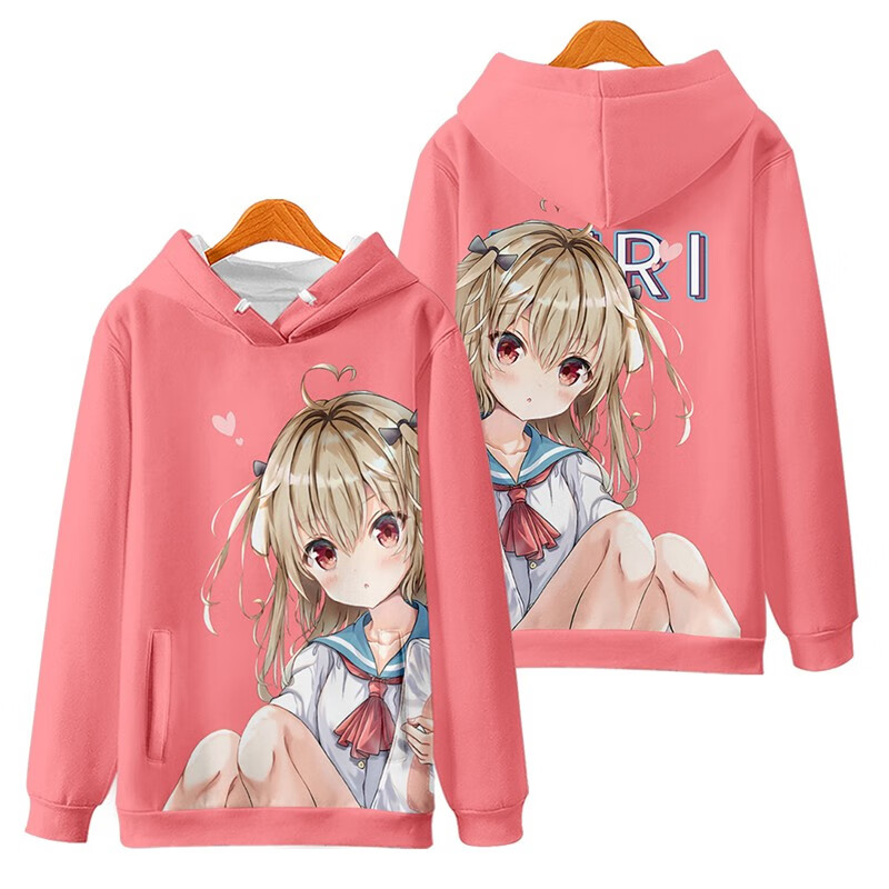 麟月atri动漫周边亚托莉印象连帽卫衣男女二次元加绒长袖外套帽衫秋冬