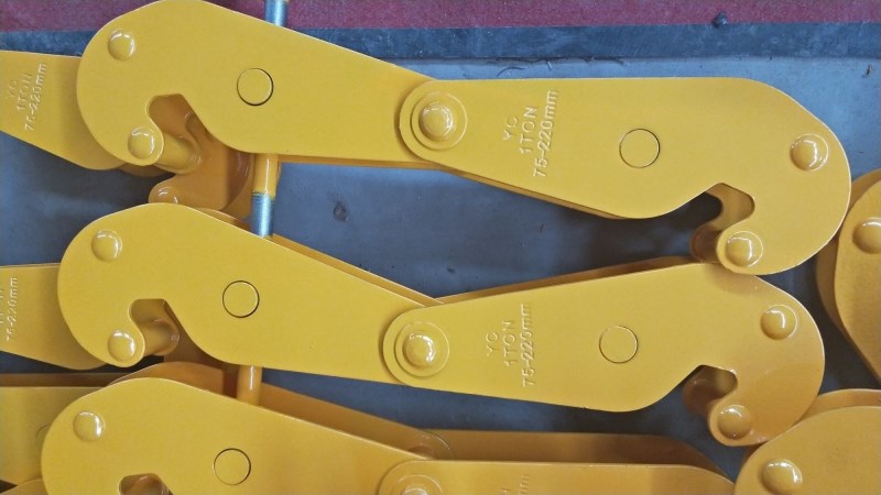 工字钢夹钳1吨23加固耐用型起重工具10钢轨夹持器5起重钳 国标5吨开口