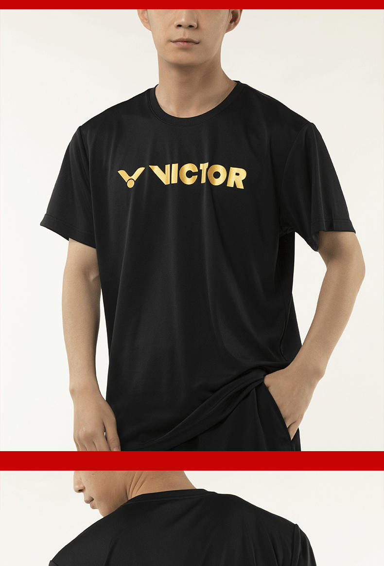 新款victor威克多羽毛球服胜利t-dbz七龙珠联名/hello kitty联名透气