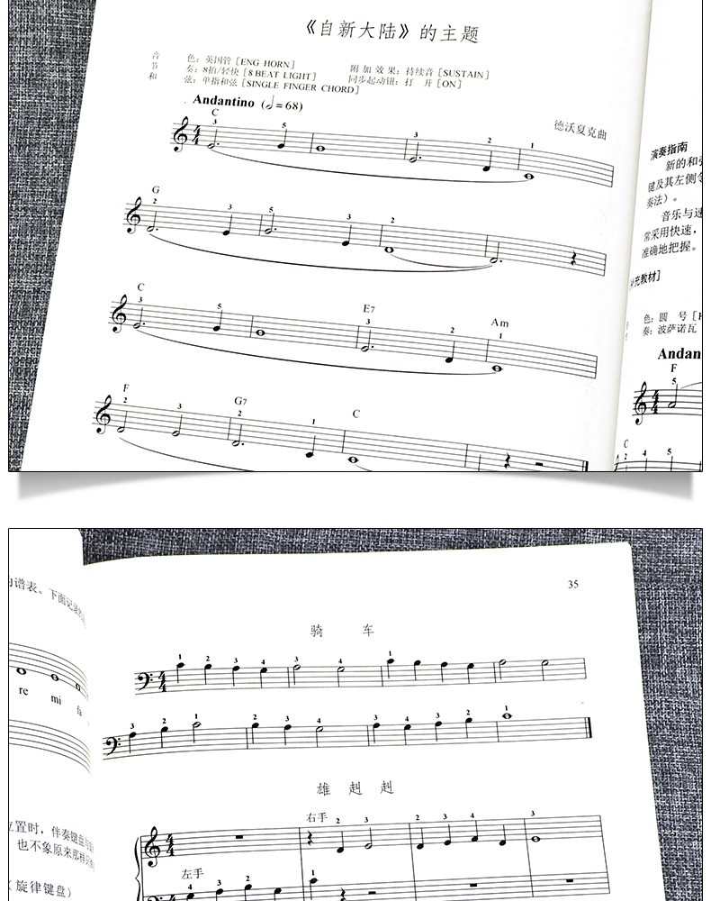 兒童電子琴大教本上下兩冊附網絡視頻輔助教學虞勇電子琴曲譜零基礎