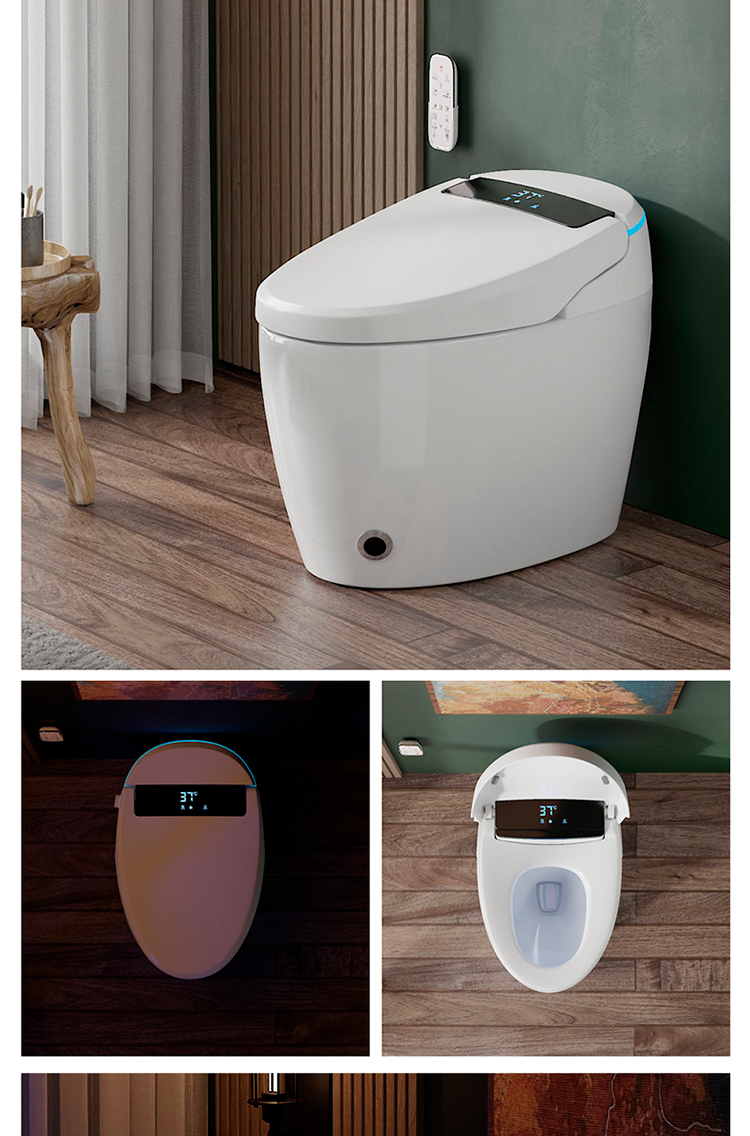 toto智能马桶全自动一体式无水箱语音泡沫盾家用遥控坐便器 简配手动