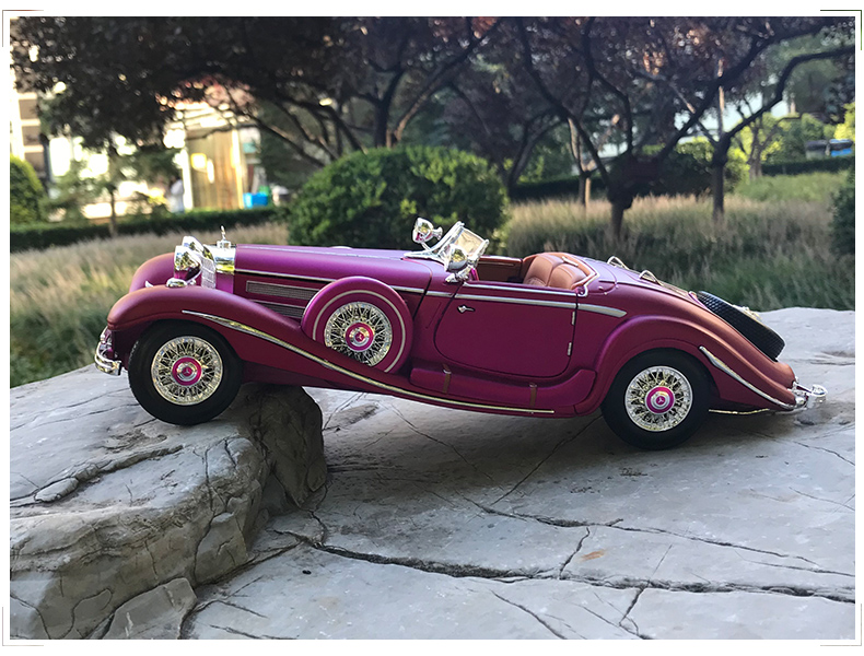 118老爷车合金汽车模型奔驰500k1936年款摆件均是现货顺丰售后放心