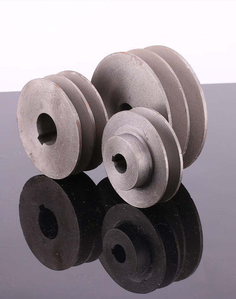 内径24ab型铸铁三角皮带轮60120mm单双槽v型传动盘变速轮普斯实际外径