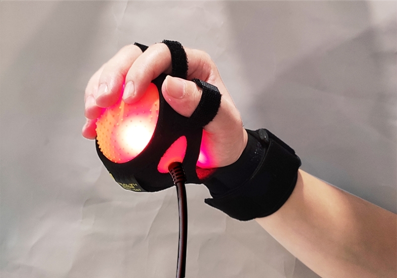 手指按摩器中风脑偏瘫康复训练手持振动理疗仪腱鞘炎揉捏护理手仪p61f