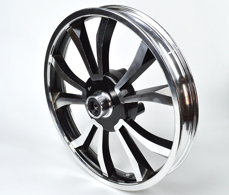 适用于电动车前铝轮毂钢圈铝圈14寸16寸真轮14/16/2.125/2.50 16×2.